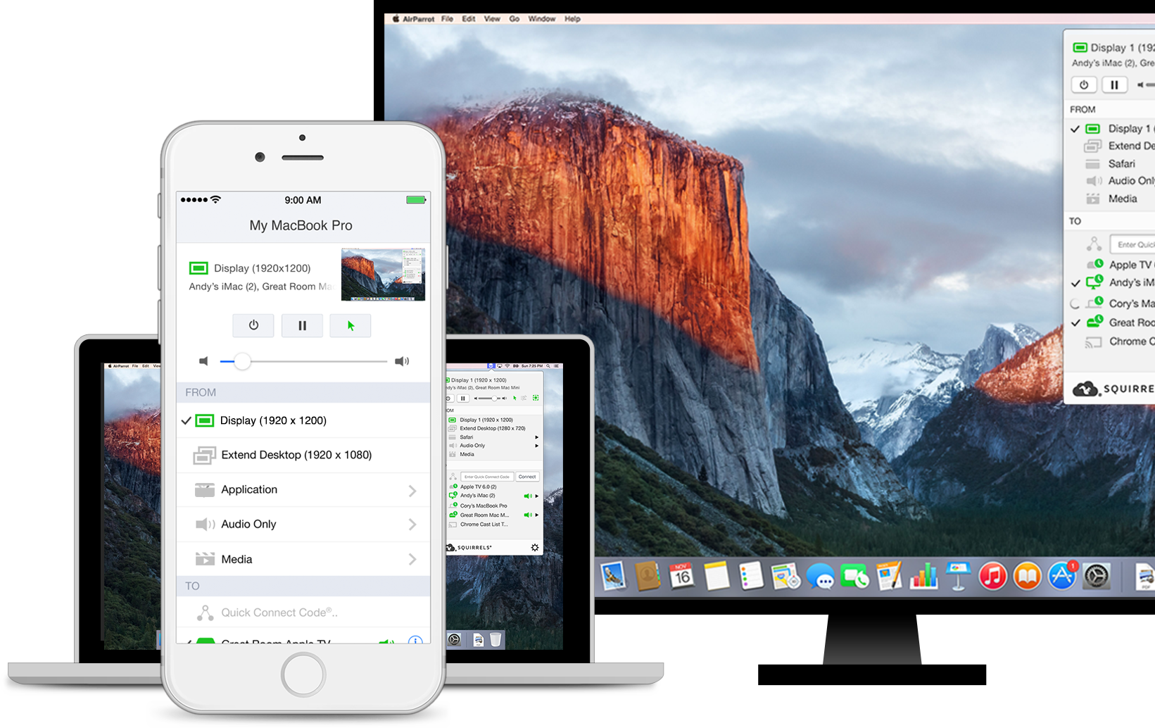 airplay on pc monitor