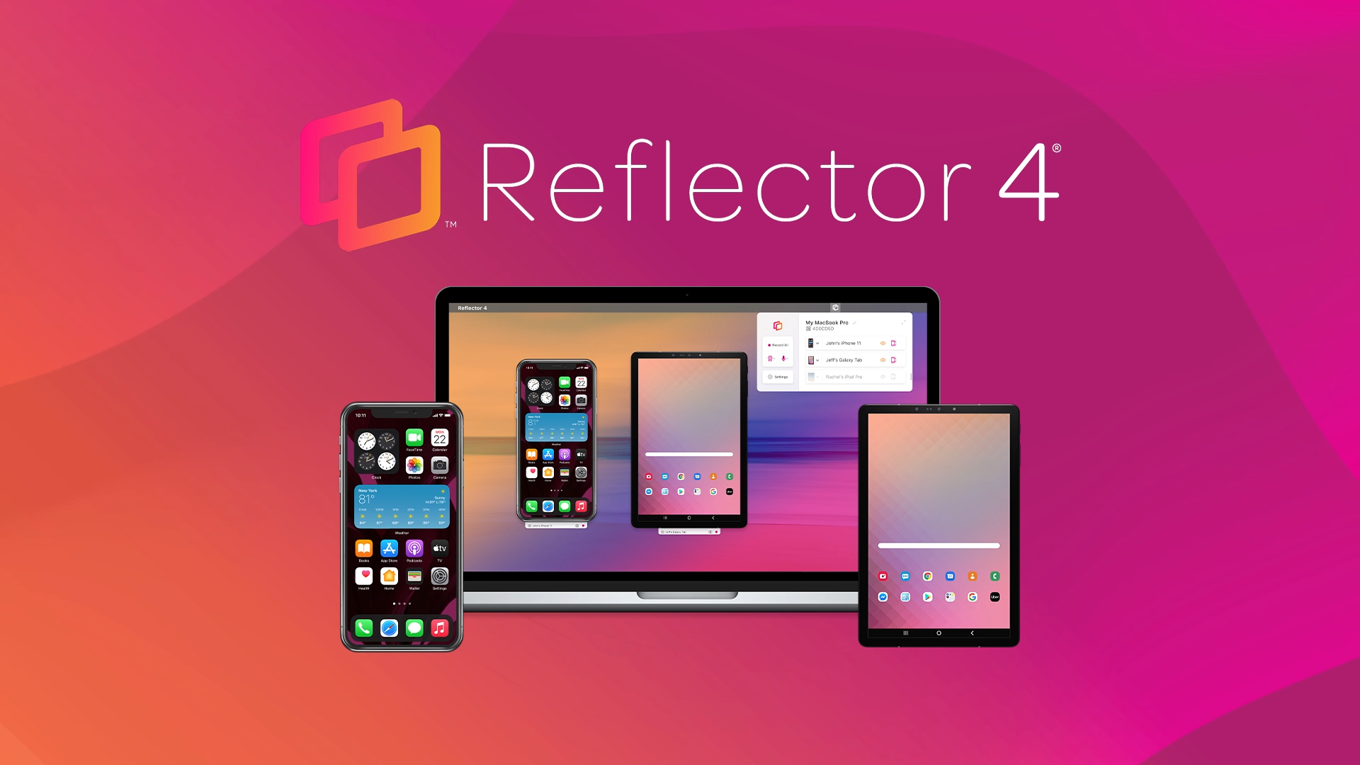 Reflector 4  Screen mirror Android, iOS & Chrome OS to a bigger screen